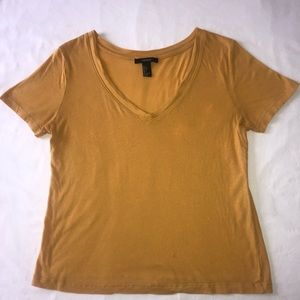 yellow t-shirt, size Large